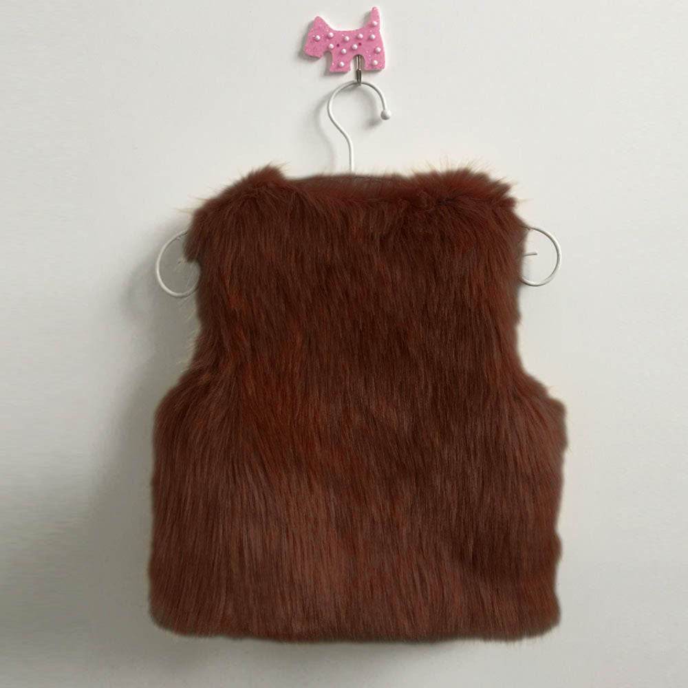 Stylish & Warm: 2024 Children's Autumn-Winter Fur Vest - IRRAKIDS