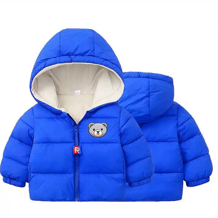 Cozy Kids' Hooded Winter Cotton Jacket - IRRAKIDS