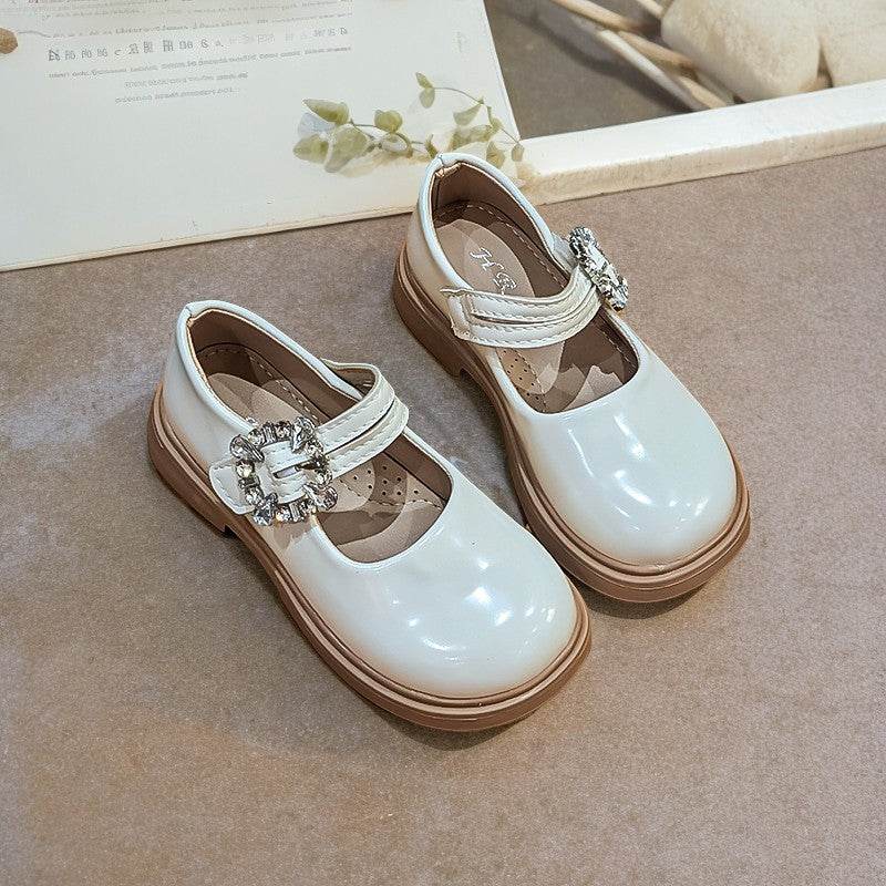 Sleek and Stylish: Glossy Leather Shoes for Fashionable Girls - IRRAKIDS