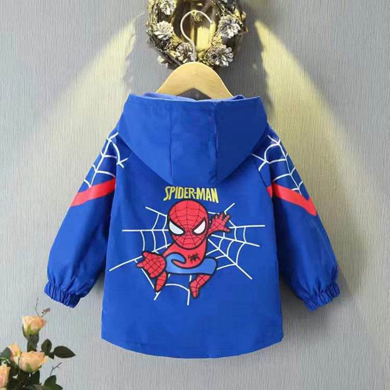 High quality winter Boys Cartoon spider-man Jacket - IRRAKIDS