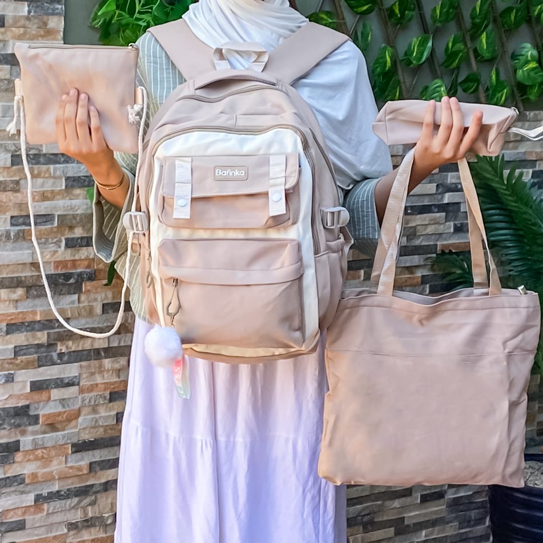 🎒 5-in-1 Multifunctional School Backpack Set – Stylish & Practical