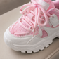 Girls' Fashion Chunky Sneakers – Sparkle Casual Sports Shoes | Lightweight & Comfortable