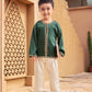 Festive Fusion: Modern and Traditional Long Sleeve Set for Young Boys - IRRAKIDS
