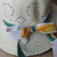 Colorful floral dress, and sun hat - IRRAKIDS