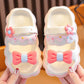 Cute girls summer slippers with bowknot. - IRRAKIDS