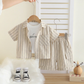 ✨ Trendy 3-Piece Summer Outfit Set for Boys – Casual Striped Style