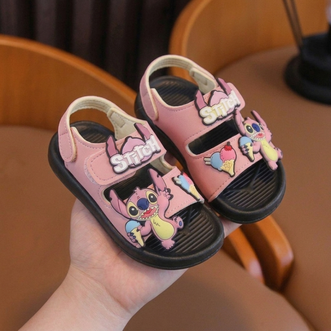 Ensemble de sandales d'été pour enfants dessin animé