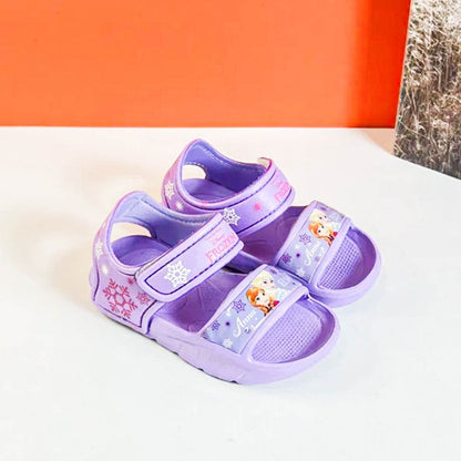 Frozen Dreams Blossom: Girls' Sandals Featuring Princess Prints - IRRAKIDS