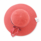 Robe d'été colorée pour fille avec un chapeau élégant et un grand nœud papillon