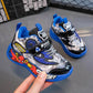 2023 Sneakers Children Casual super hero shoes with cool print - IRRAKIDS