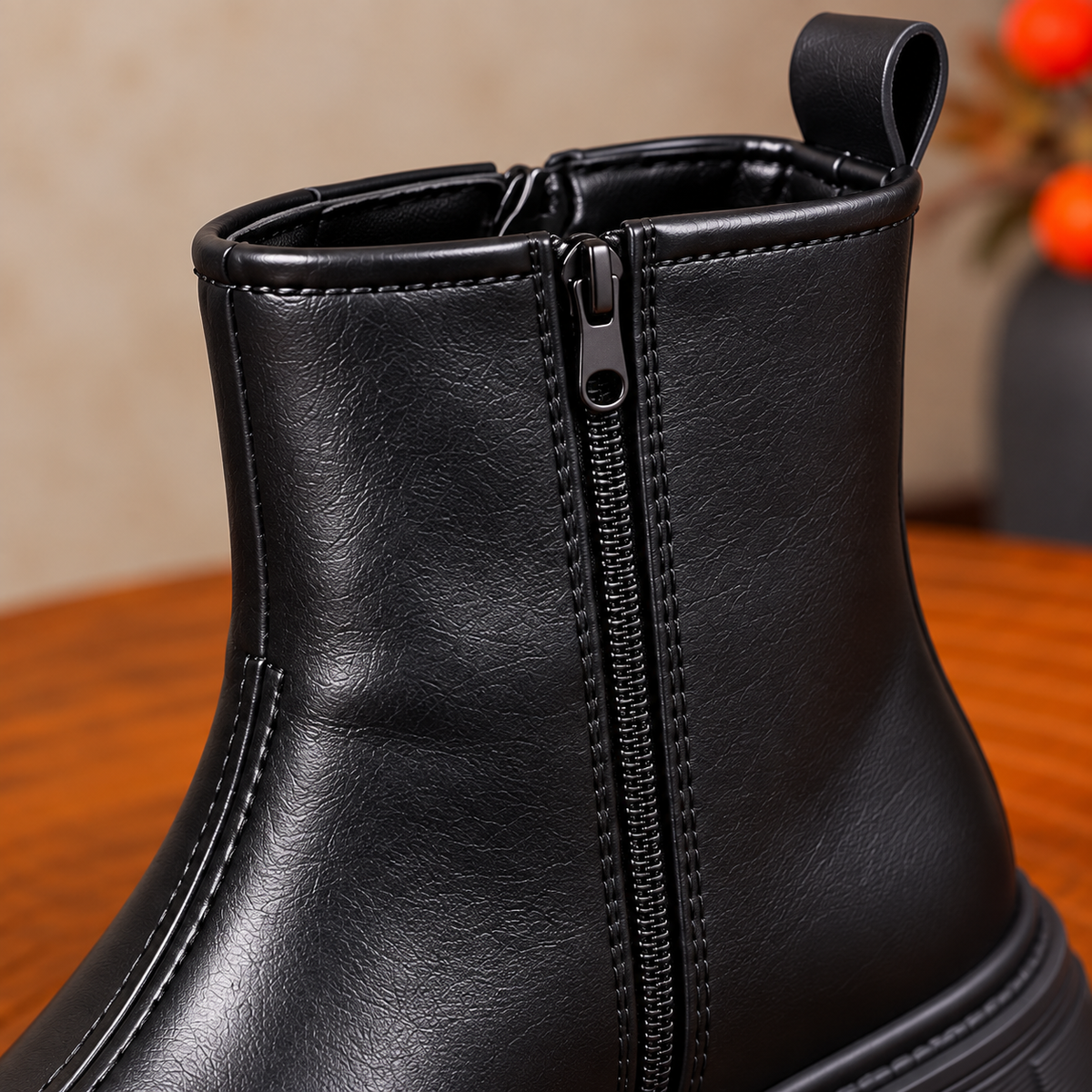 Bottines élégantes pour fille à semelles crantées épaisses – Une touche stylée pour les tenues du quotidien et les grandes occasions