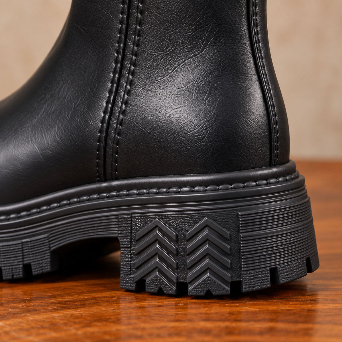 Bottines élégantes pour fille à semelles crantées épaisses – Une touche stylée pour les tenues du quotidien et les grandes occasions