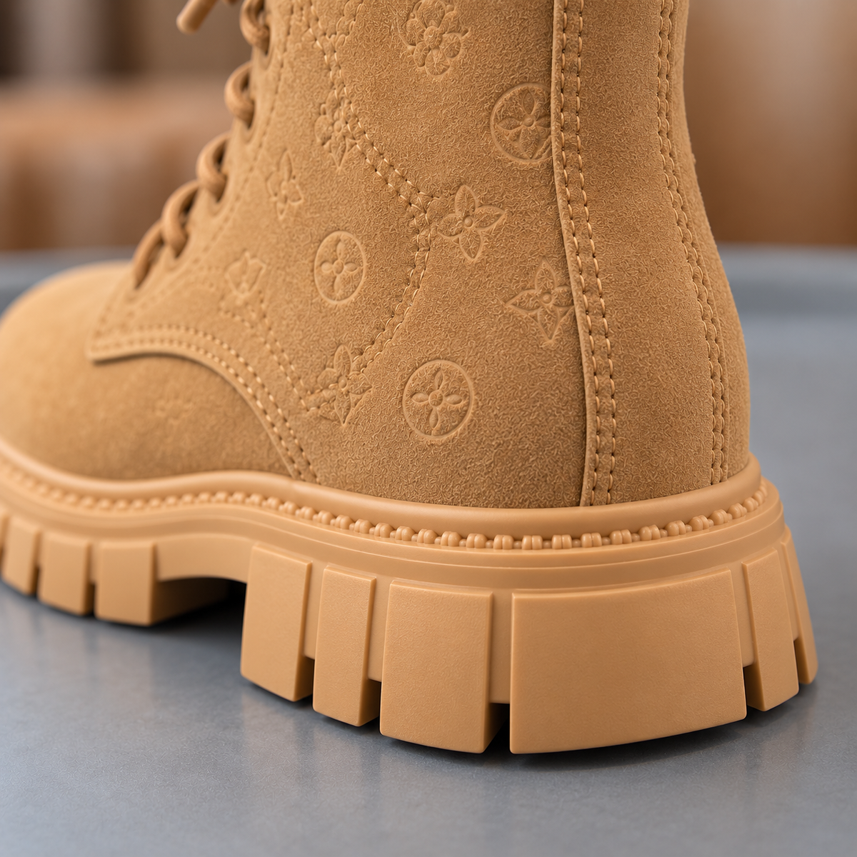 Bottes d'hiver haut de gamme pour enfants – Chaussures montantes à lacets élégantes avec ajustement confortable, semelle antidérapante durable et doublure chaude