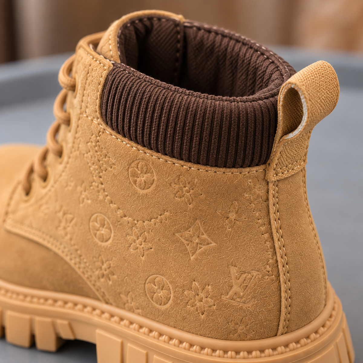 Bottes d'hiver haut de gamme pour enfants – Chaussures montantes à lacets élégantes avec ajustement confortable, semelle antidérapante durable et doublure chaude