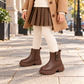 Bottines stylées pour fille – Chaussures d’hiver quotidiennes, confortables et tendance