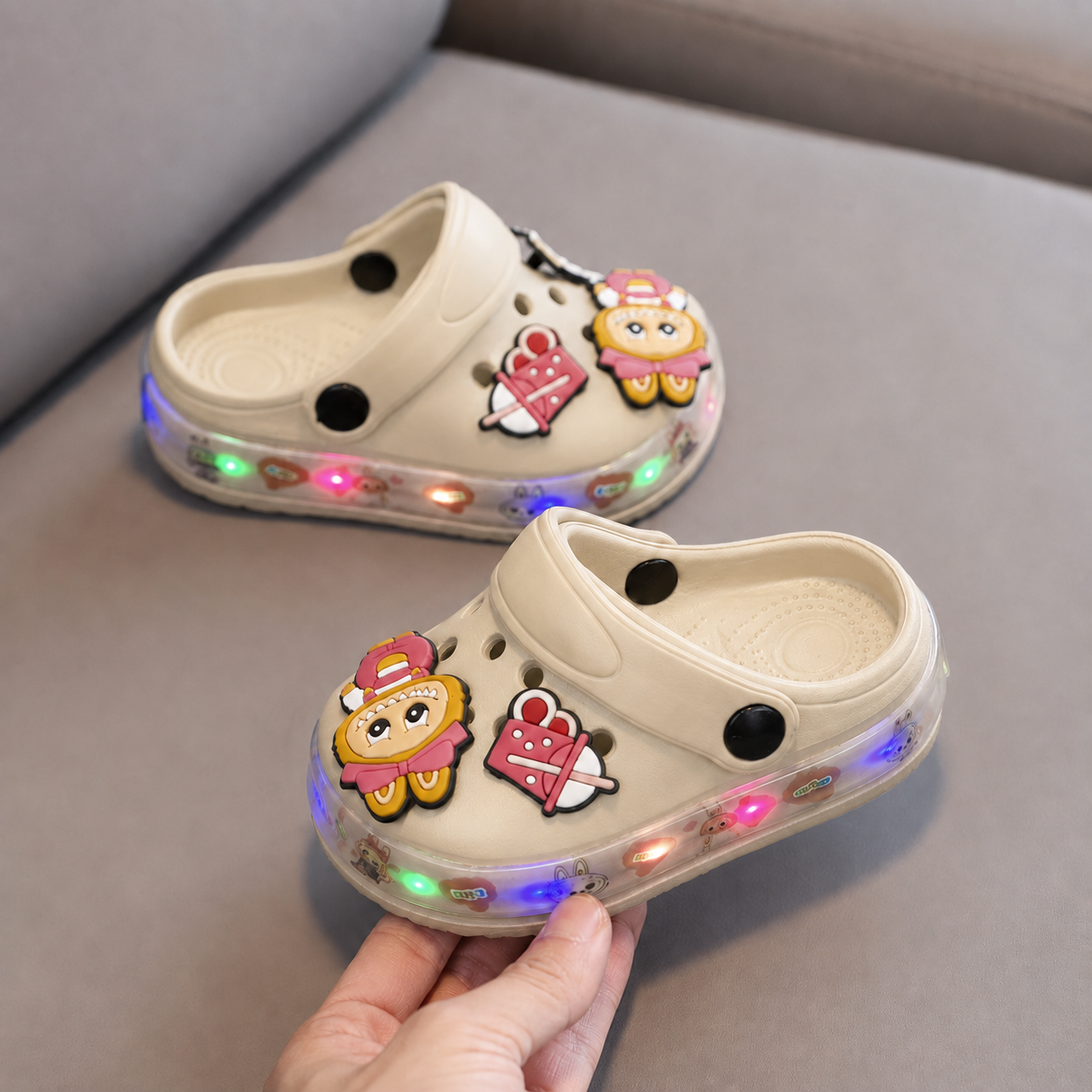 LED Light-Up Clogs for Kids ✨