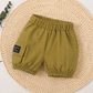 2pcs Baby Boy Dinosaur Print Glasses Tee & Cargo Shorts Summer Set,