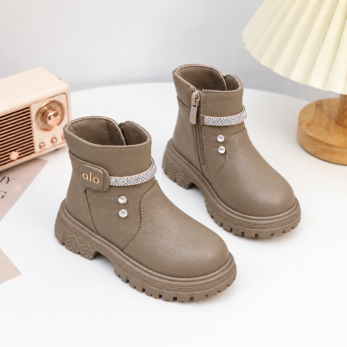 Girls’ Chic Ankle Boots – Stylish Comfort for Every Little Step