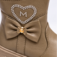 Girls’ Sweetheart Bow Ankle Boots – Stylish & Comfortable Everyday Boots