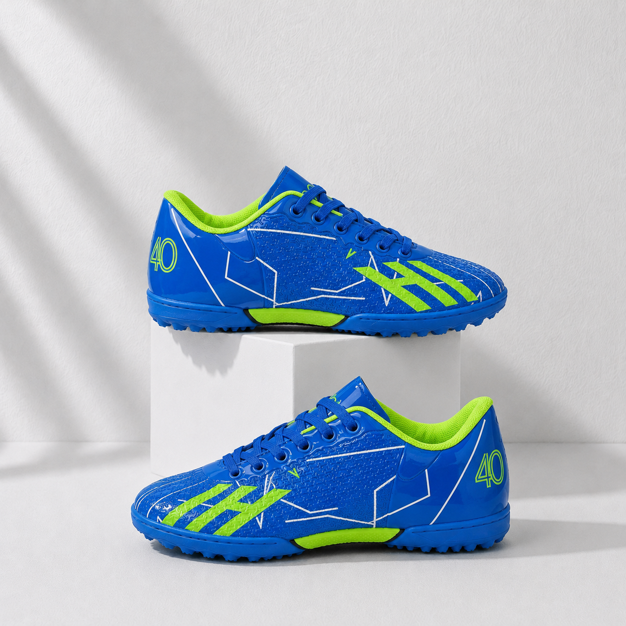 Kids’ Turf Football Shoes – Lightweight Lace-Up Soccer Cleats