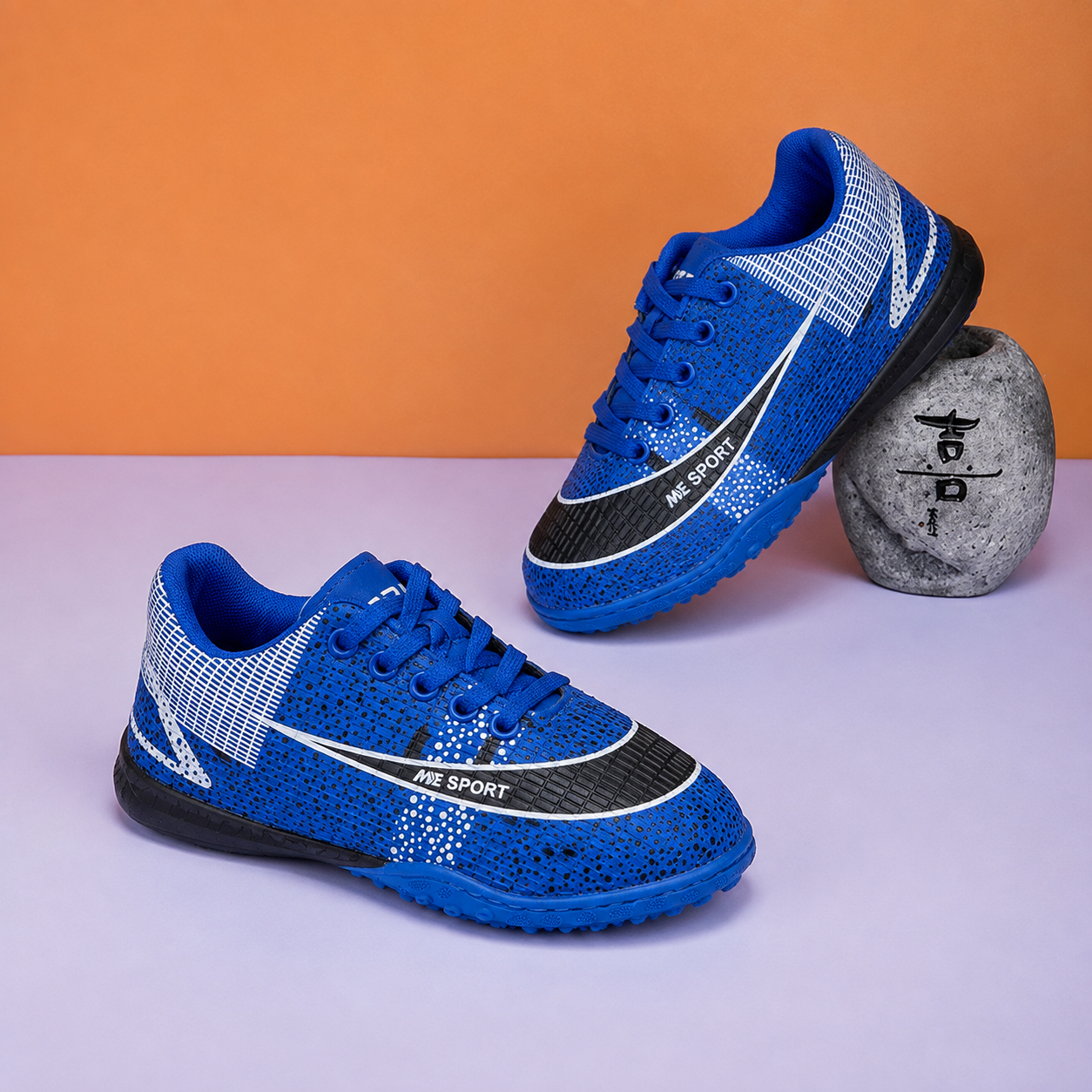 Kids’ Lightweight Football Turf Shoes – Non-Slip Sports Sneakers,