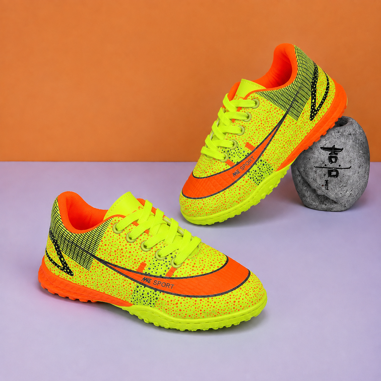 Kids’ Lightweight Football Turf Shoes – Non-Slip Sports Sneakers,