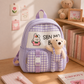 Sac à dos scolaire mignon pour enfant avec ours en peluche – Léger et adorable pour tous les jours