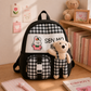 Sac à dos scolaire mignon pour enfant avec ours en peluche – Léger et adorable pour tous les jours