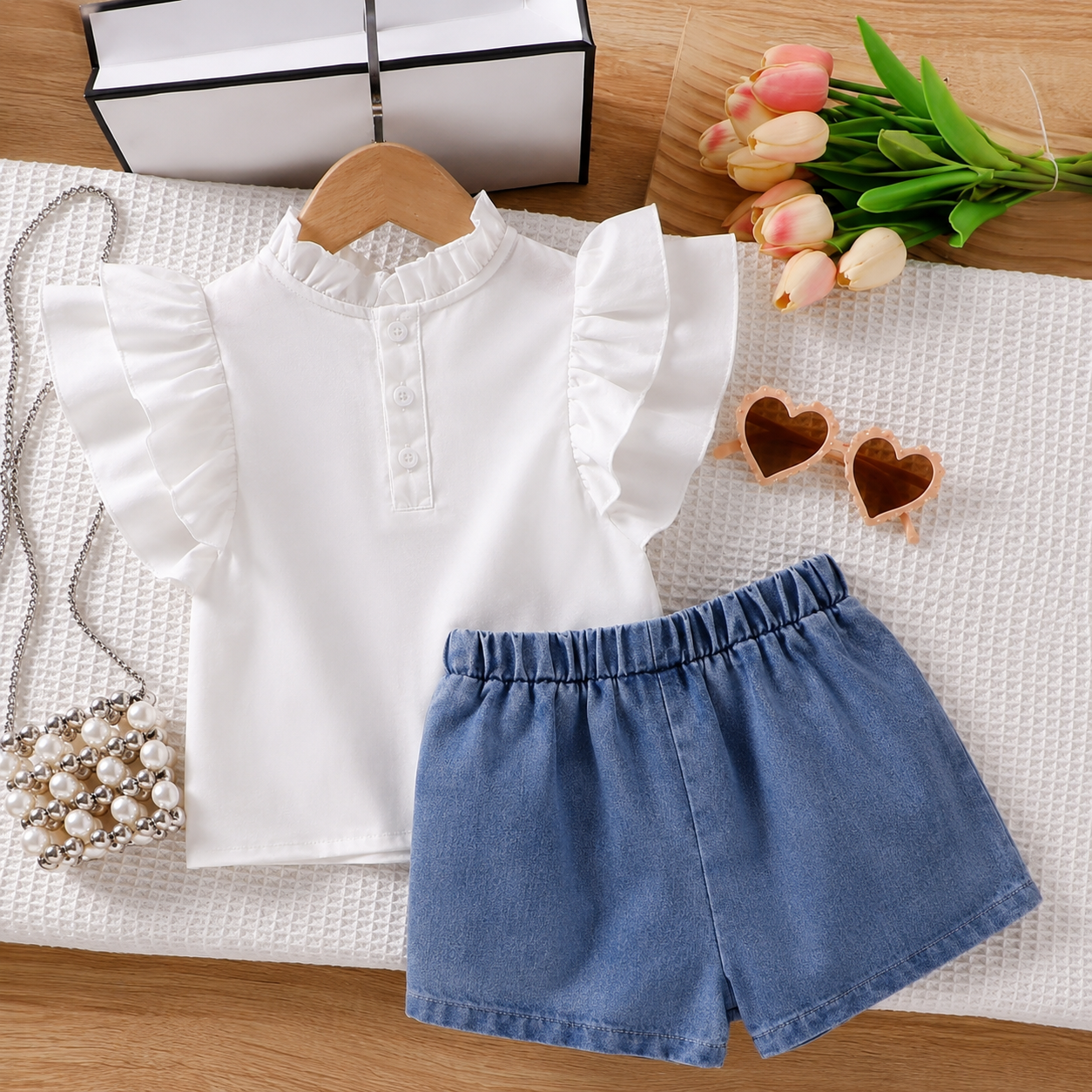 Ensemble d'été élégant pour filles