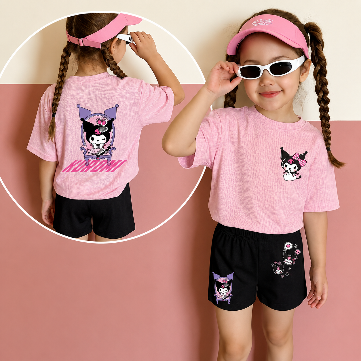 Kuromi Princess 2-Piece Kids Set