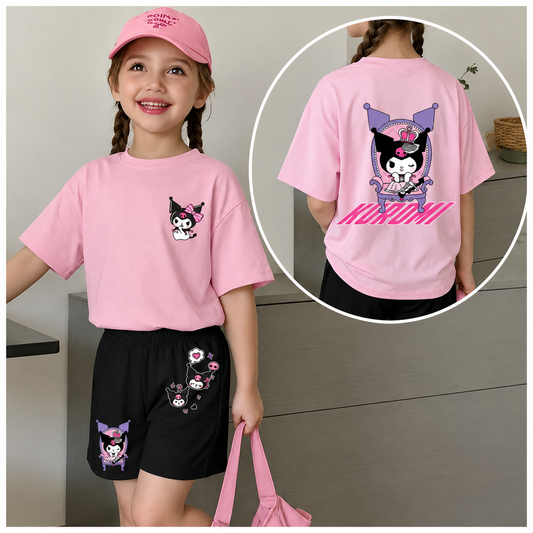 Kuromi Princess 2-Piece Kids Set