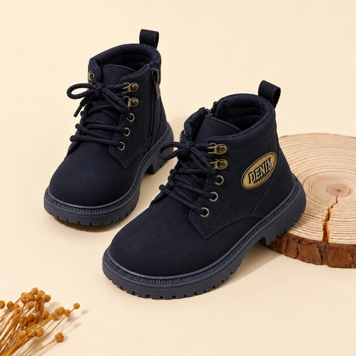 Bottes pour enfants : évitez la précipitation — fermeture éclair latérale, semelle crantée adhérente 