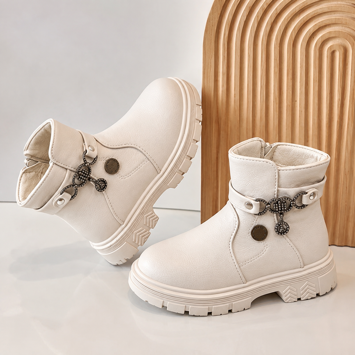 Girls’ Chic Charm Ankle Boots – Stylish Comfort for Everyday Adventures