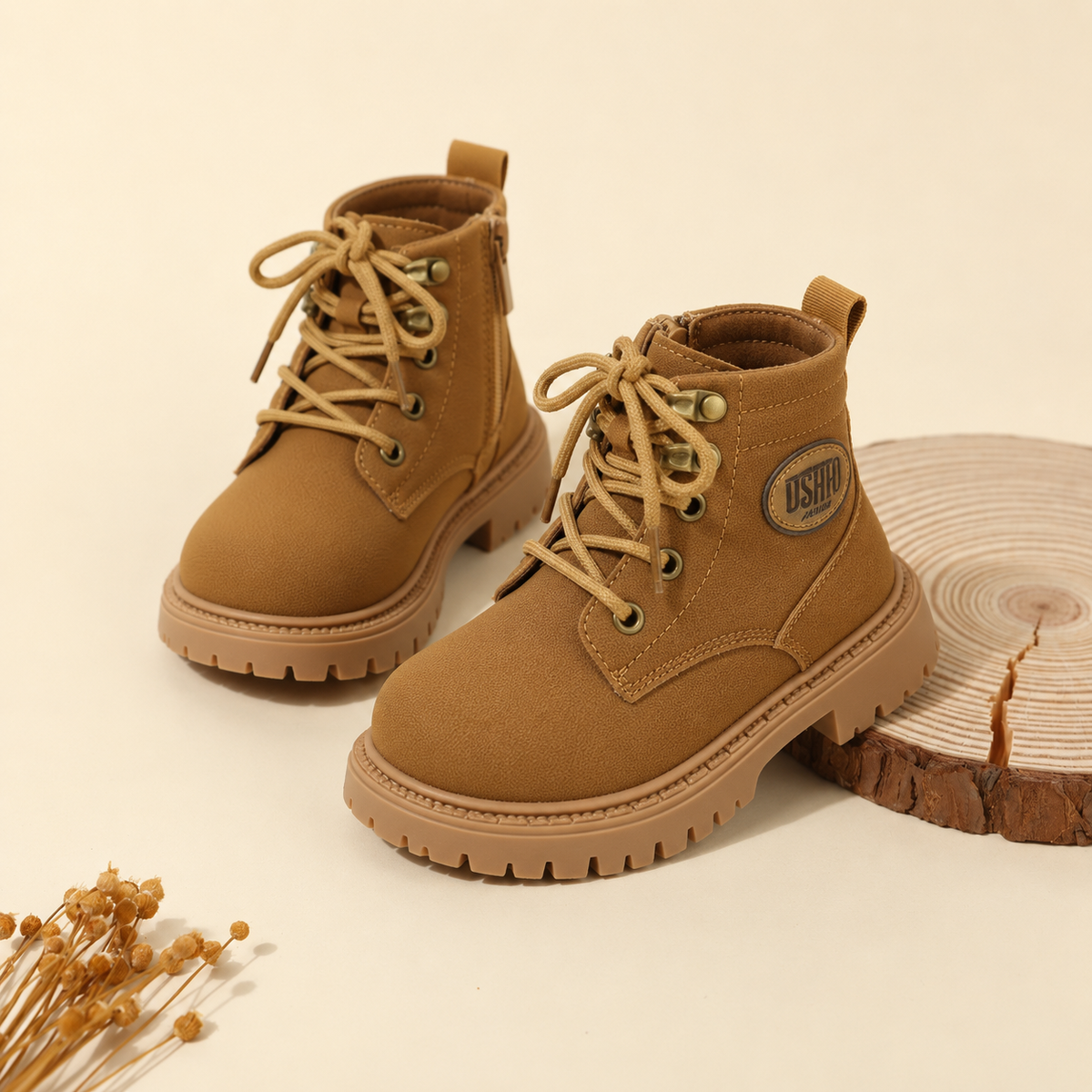 Bottes pour enfants : évitez la précipitation — fermeture éclair latérale, semelle crantée adhérente 