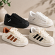 Baskets classiques à bout coquille pour enfants – Chaussures de sport décontractées à lacets pour garçons et filles 