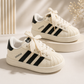 Baskets classiques à bout coquille pour enfants – Chaussures de sport décontractées à lacets pour garçons et filles 