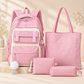 🎒 Ensemble de sac à dos d'école multifonctionnel 5 en 1 – Élégant et pratique