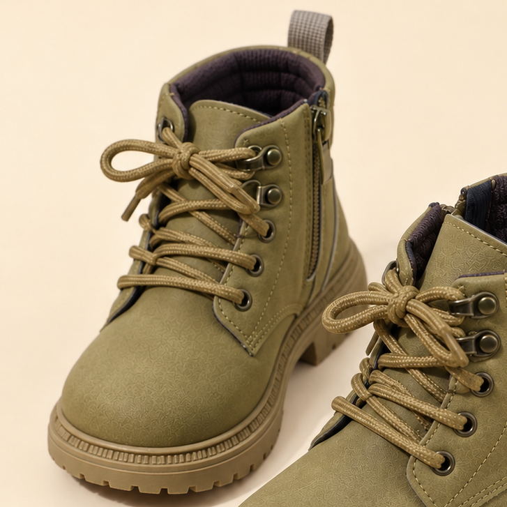 Bottes pour enfants : évitez la précipitation — fermeture éclair latérale, semelle crantée adhérente 