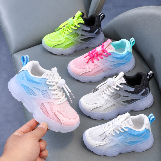 Nouvelles chaussures d'entraînement en maille respirante  : élégantes et confortables pour les enfants du primaire !