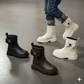 Bottes classiques confortables avec un joli nœud décoratif