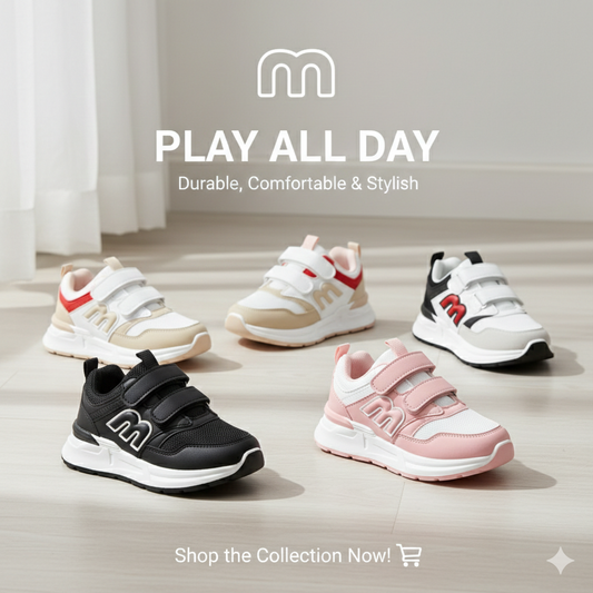 Baskets légères et décontractées pour enfants – Chaussures de sport confortables pour tous les jours