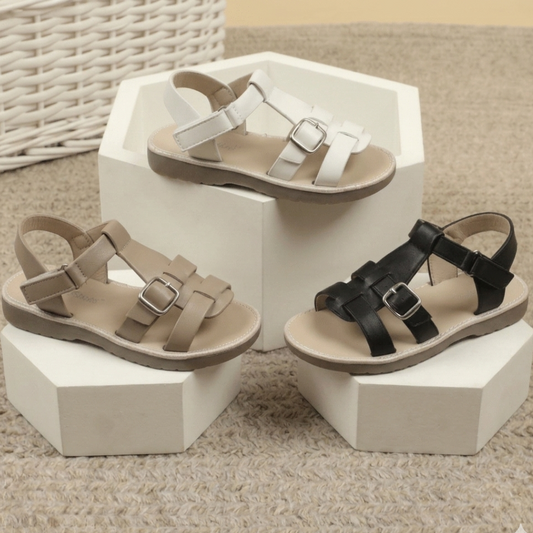 Sandales classiques à bride pour enfant – Sandales d'été légères et confortables pour fille