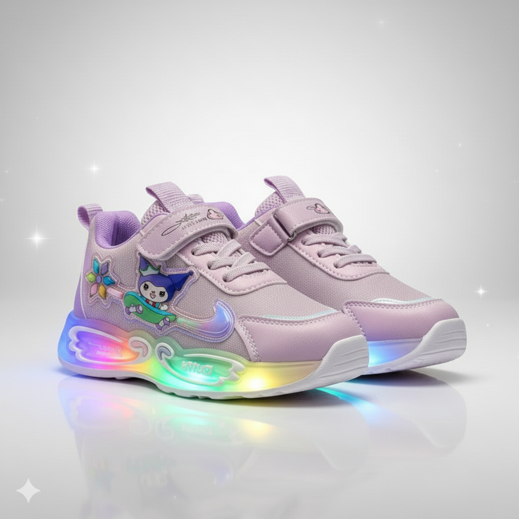 حذاء رياضي DuffyGlow Magical LED للبنات
