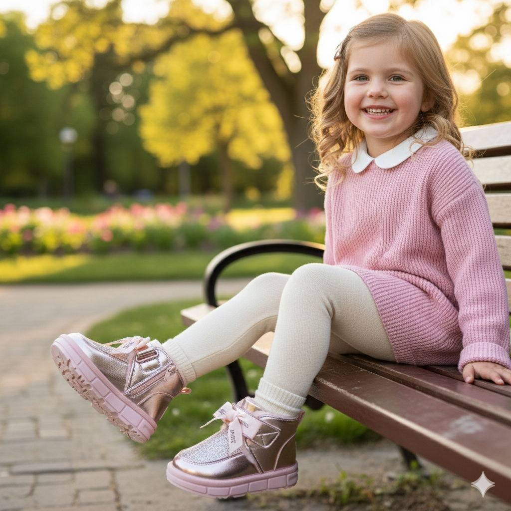 ✨ Bottes d'hiver pour filles – Chaudes, élégantes et scintillantes ✨