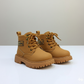 Boys' Lace-Up  Boots: Anti-Slip Grip, Lug Outsole