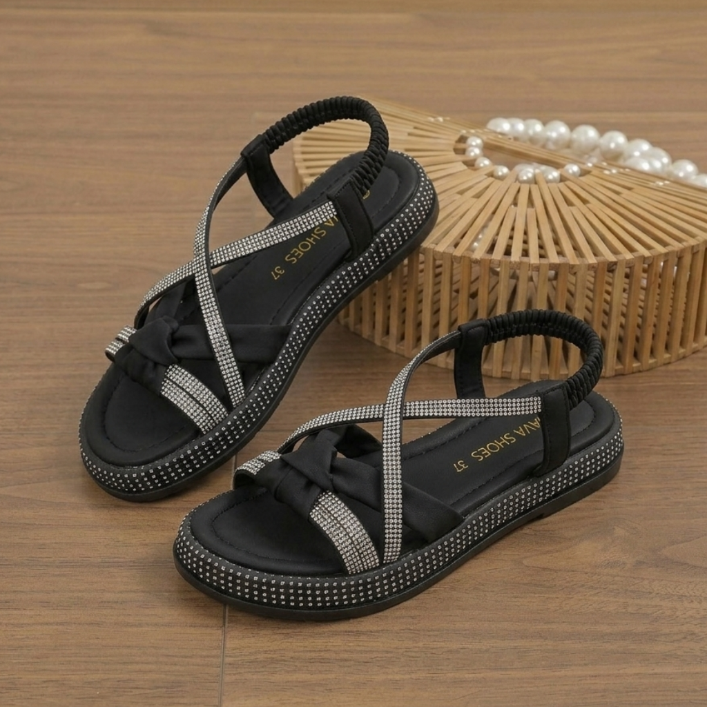 Stylish Cross-Strap Girls Sandals