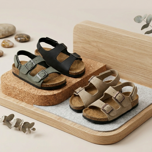 Sandales à double boucle et bride arrière Kids Comfort