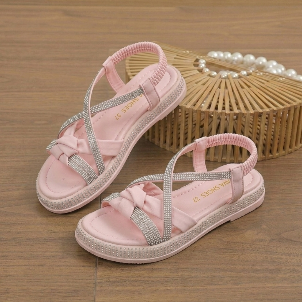 Stylish Cross-Strap Girls Sandals
