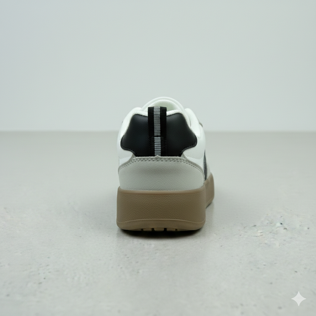 Kids Classic Low-Top Sneakers – Lace-Up & Velcro Strap | Durable Everyday Shoes