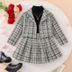 Classic Plaid Charm 3-Piece Outfit Set